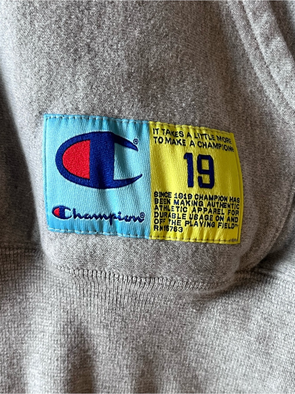 Champion Reverse Weave Hoodie Medium - Picture 3 of 6